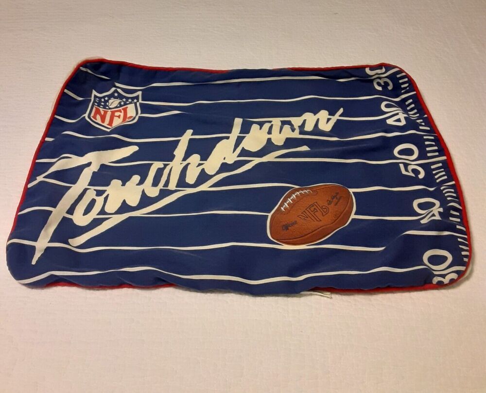 Vintage Sears NFL Football Pillow Sham U.S.A.